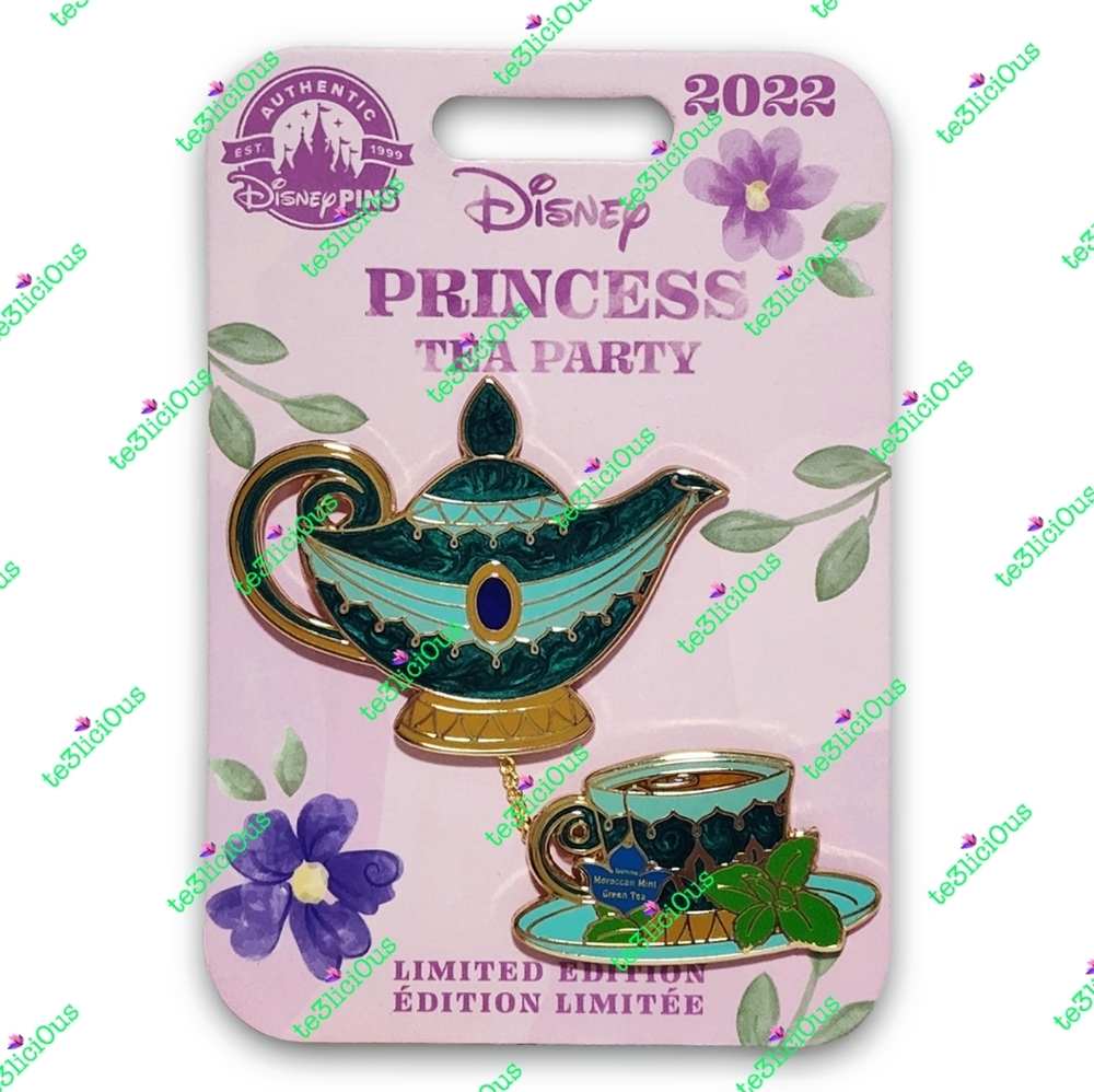 DISNEY PARKS JASMINE PRINCESS TEA PARTY LE PINS